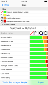 STEARsoft School Teacher Attendance Register Lite screenshot