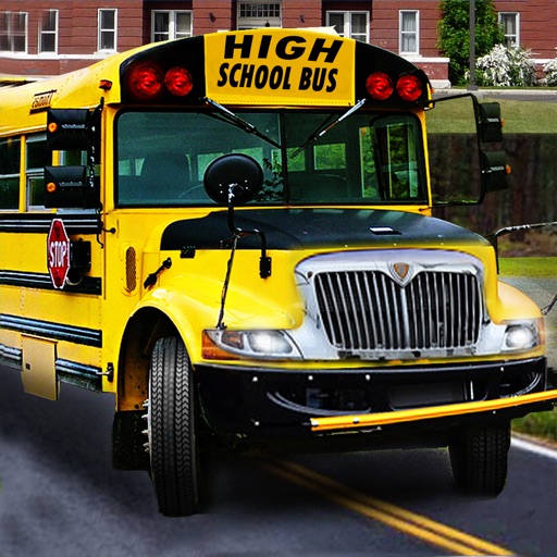 City High School Bus Driving Academy 3D Icon