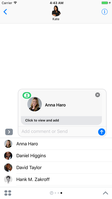 Screenshot #1 pour Share: Contacts