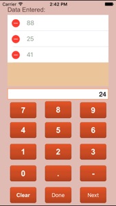Statistics Calculator Lite screenshot #2 for iPhone