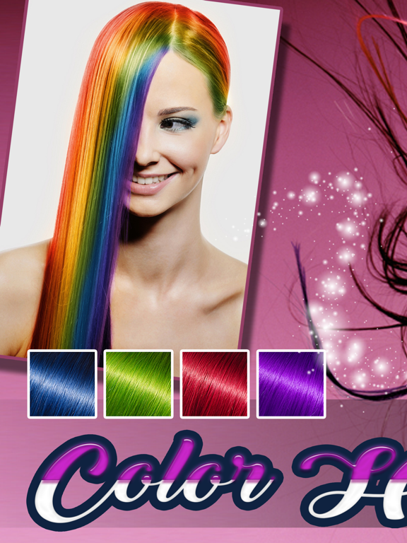 Screenshot #4 pour Coiffure et Couleur de Cheveux Cadre Montage Photo