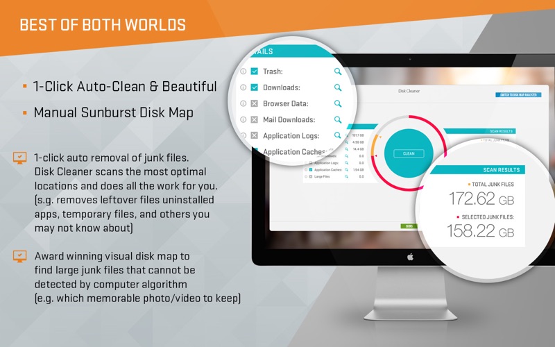 Screenshot #2 for Disk Map Analyzer - 2 in 1 - Clean Your Hard Drive