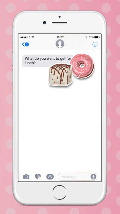 Cupcake & Cake: Cute Stickers for iMessage