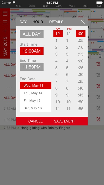 Calvetica Calendar