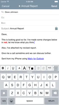 Mail+ Için Outlook iphone resimleri 2