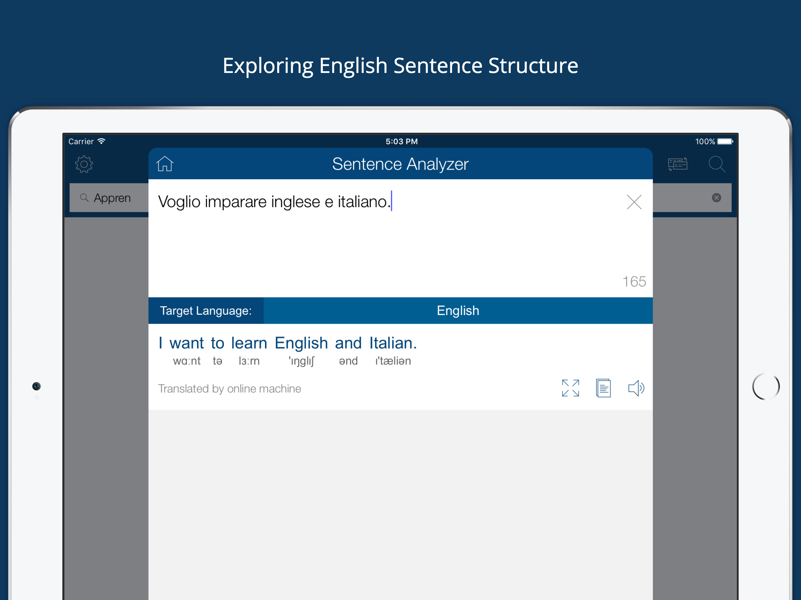 Italian English Dictionary App