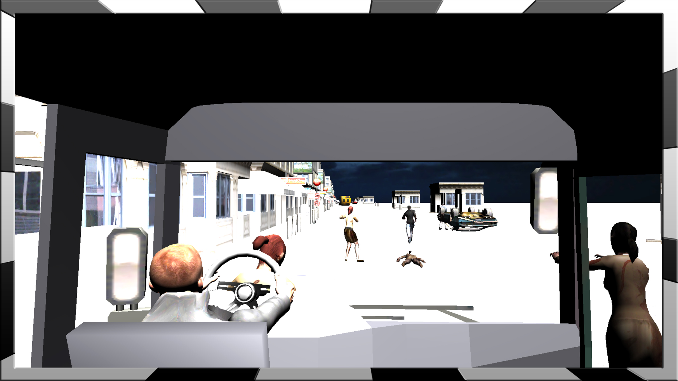 Adventurous Ride of Zombie City Bus driving game