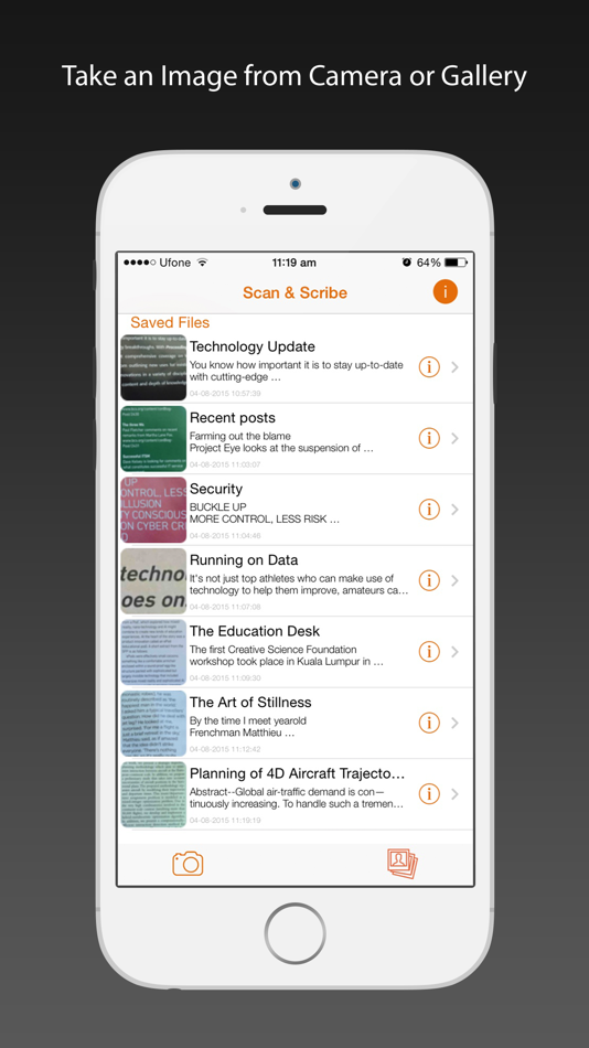 #1. Scan & Scribe - Phone Docs OCR (iOS) By: Yasir Javed