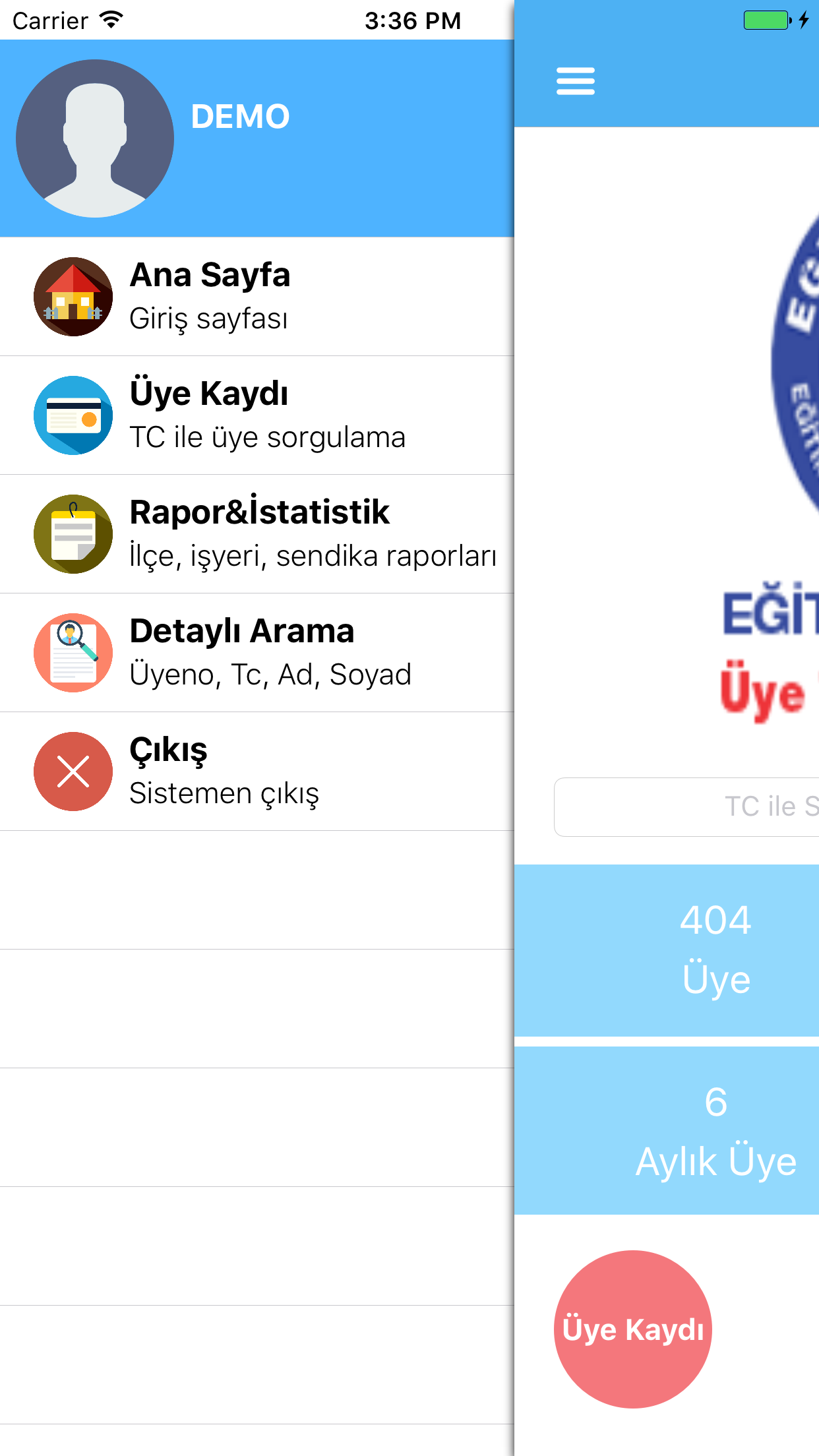 EBS Üye Takip