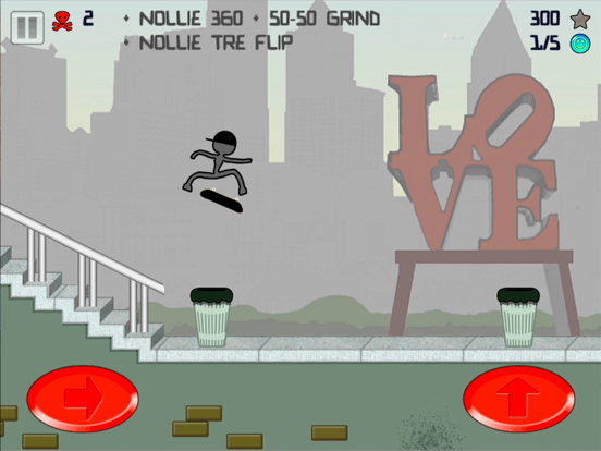 Screenshot #5 pour Stickman Skater Free