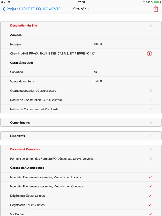 Prudence Créole - Tarificateur 100% Pro