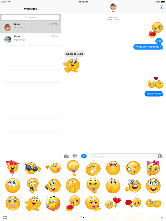 Screenshot #4 pour Megapack Love Emoji – Extra Stickers for iMessage