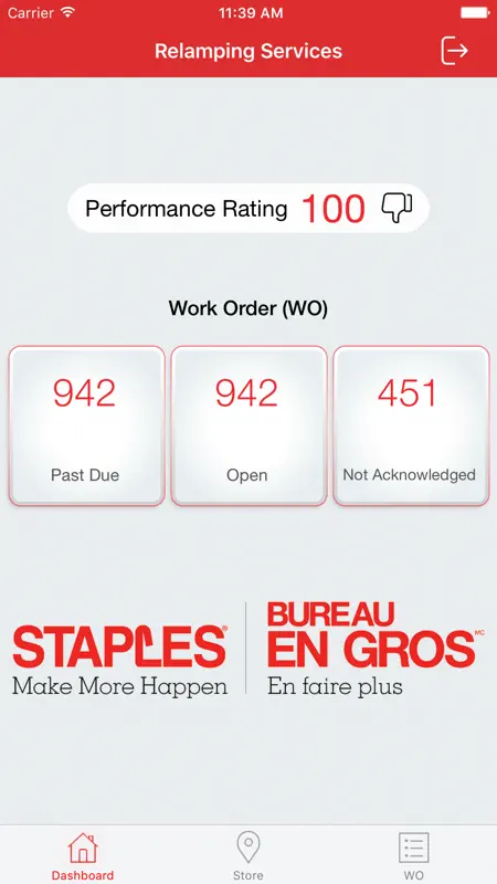Staples Canada Contractor Mobile App screenshot 3 of 5