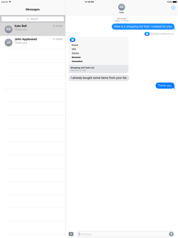 Screenshot #4 pour Shopping and Task List