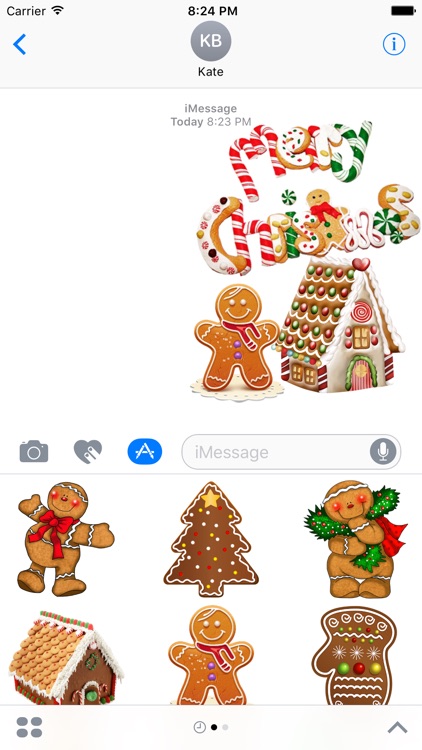 Gingerbread & Christmas Cookies Stickers
