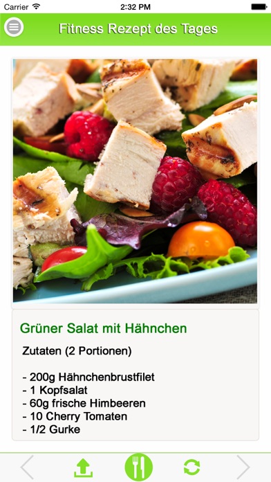 Screenshot #2 pour Fitness Rezept des Tages - Fitness Rezepte