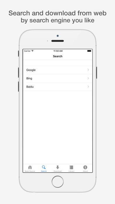 eBook Library Pro - search & get books for iPhone Screenshot