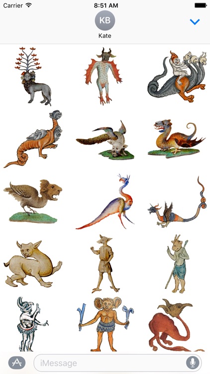 Medieval Monster Stickers