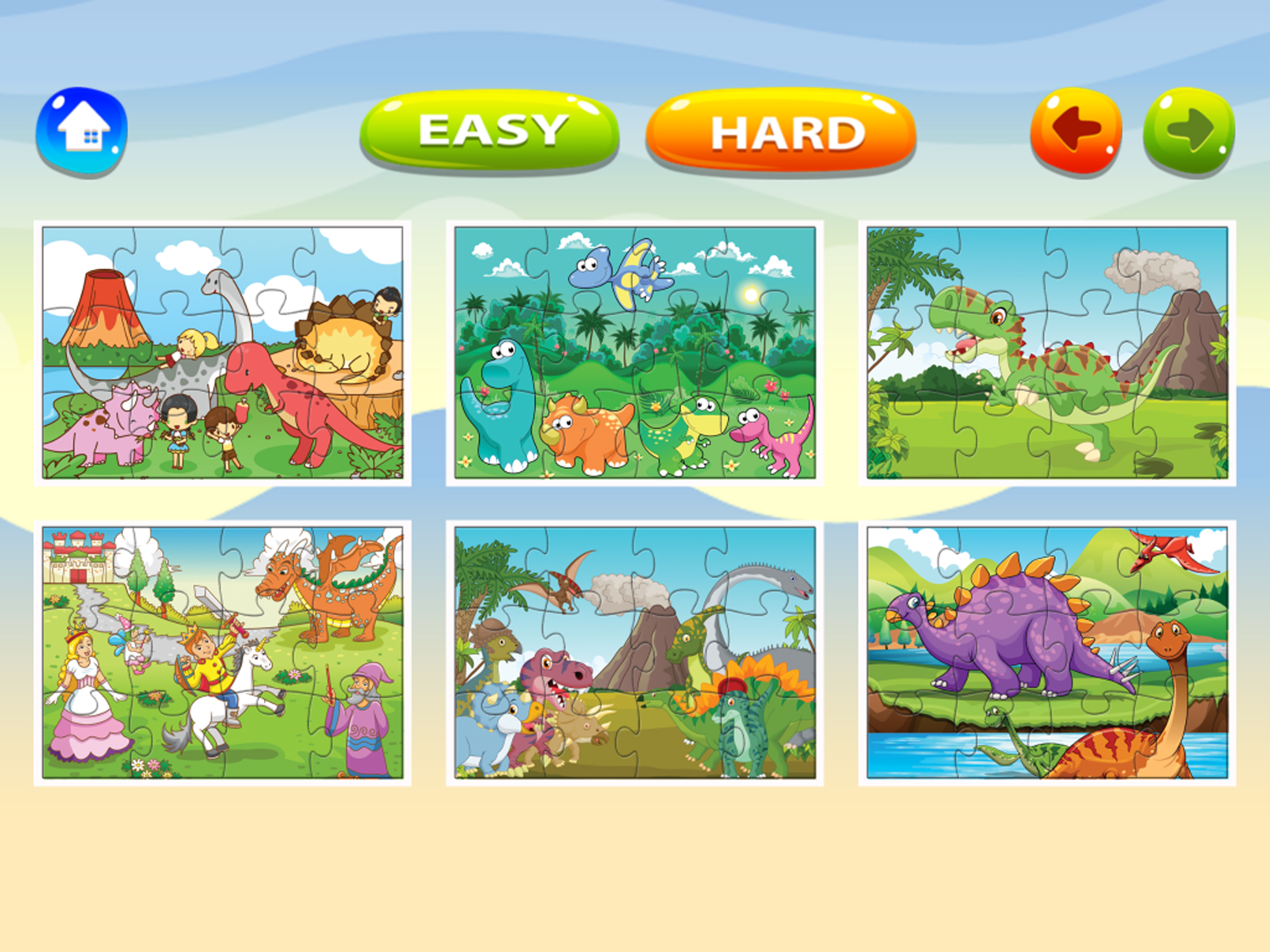 Dinosaur Jigsaw Puzzle - Dino for Kids and Adults