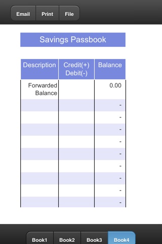 Savings Check Book screenshot 4