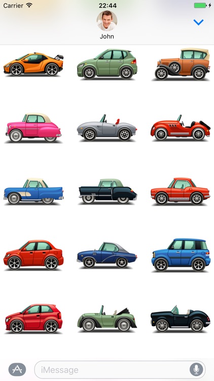 Cars - Stickers for iMessage