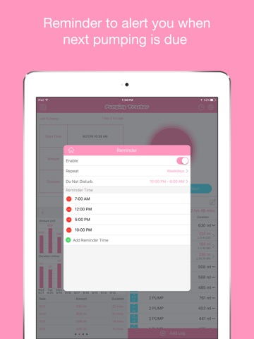 Pumping Tracker Pro - Breast Milk Pump Log for Mum screenshot 3