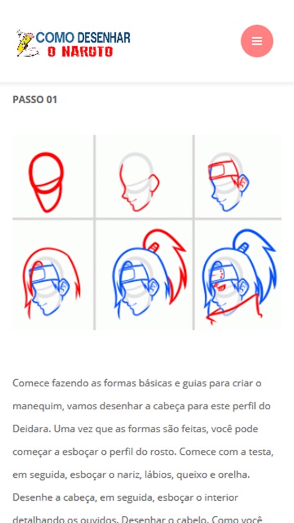 Tutorial de Desenhos de Naruto