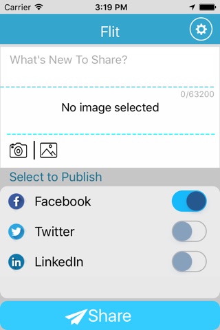Flit - Social Sharing App screenshot 3
