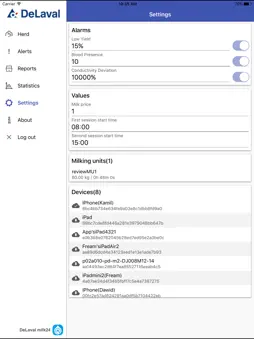 DeLaval milk24 screenshot 10