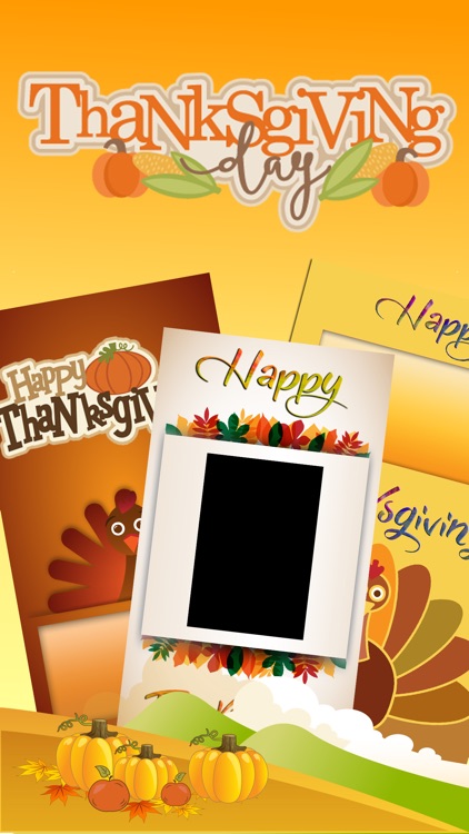 Thanksgiving Day Greeting Cards – Get Crafty With New Holiday Greetings Photo Card Maker screenshot-0