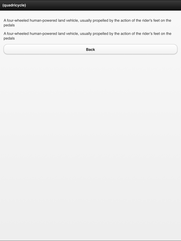 Mechanical Dictionary Offline iPad screenshot
