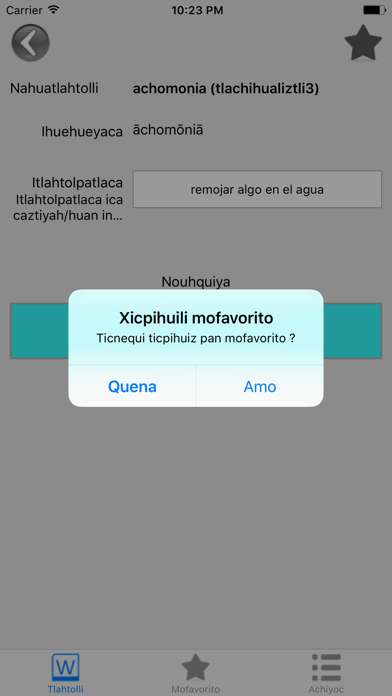 Screenshot #3 pour Totlahtol Nahuatl