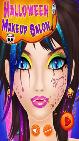 Game screenshot Halloween Makeup Me Salon for Girls - Kids Games mod apk