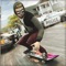 The police caught you skating in a forbidden area and now they are pursuing you around the neighborhood