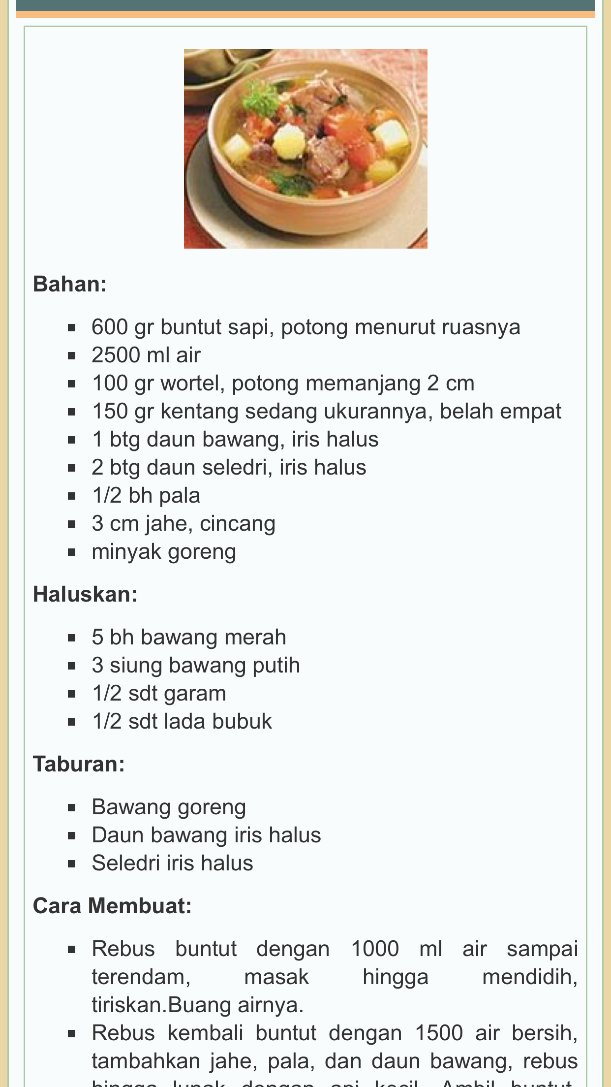 Resep Sup Indonesia screenshot 3