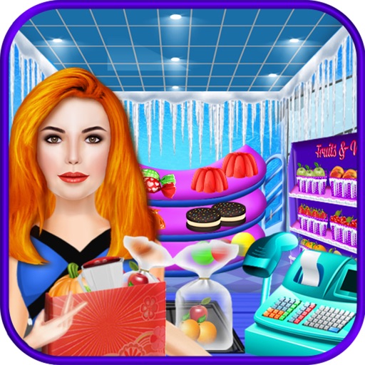 冰公主超市购物——女孩超市模拟器的杂货店&收银机商店