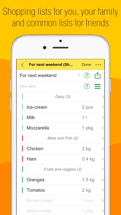 sList-a handy shopping list,buy,checkout,organize screenshot-0