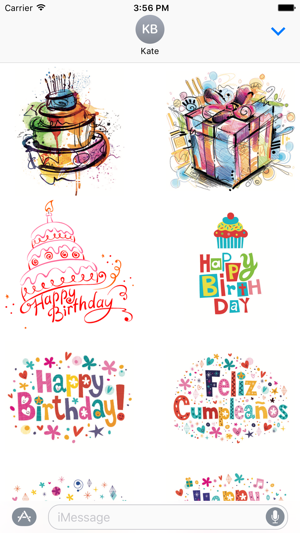 祝你生日快樂貼紙包(圖2)-速報App