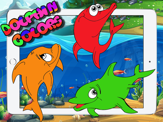Screenshot #4 pour kindergarten color games & jeux de couleur dauphin