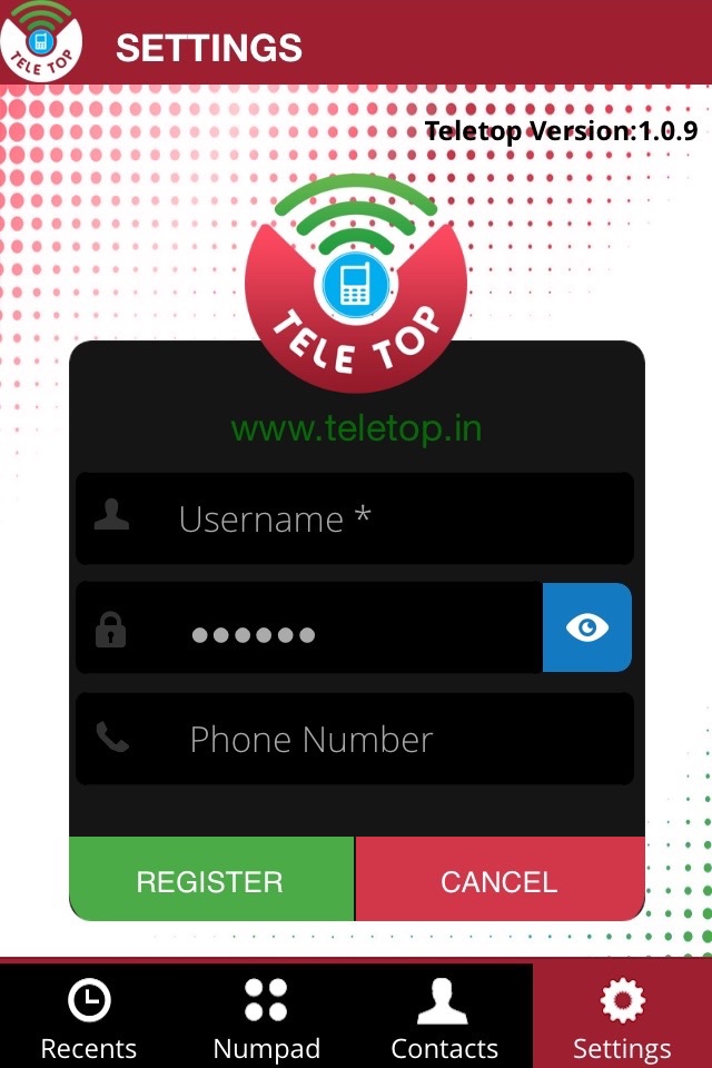 Teletop screenshot 2