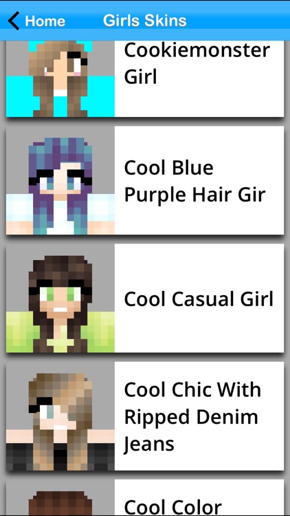 Girls Skin Pack +Editor for Minecraft PE+PC