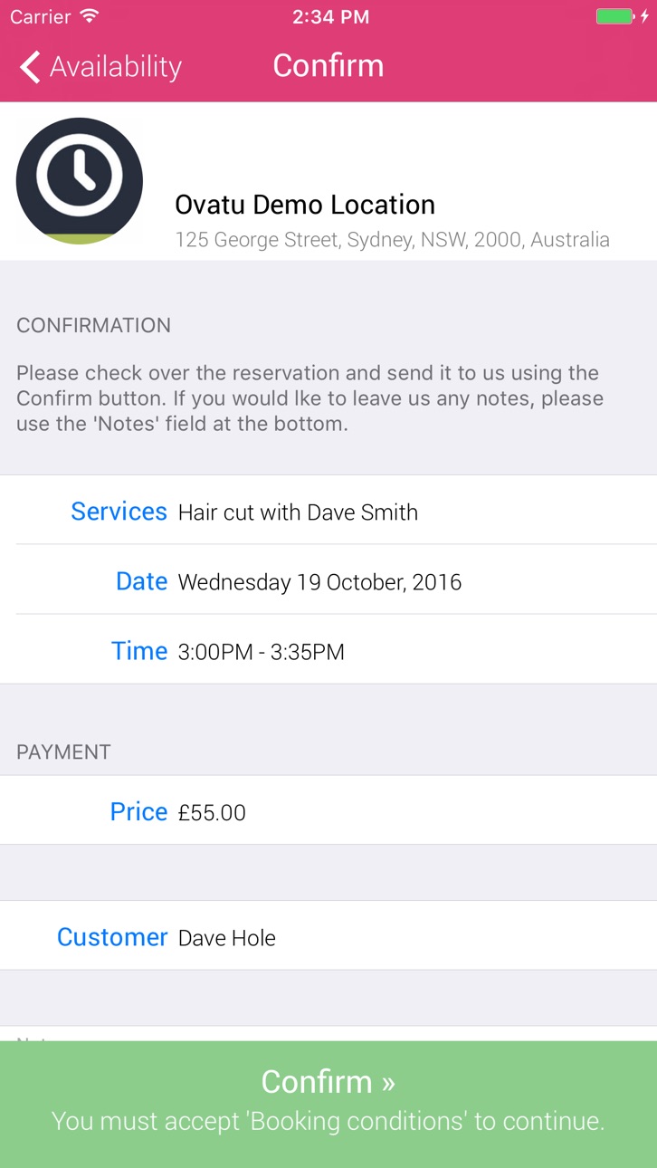 iPhone screenshot