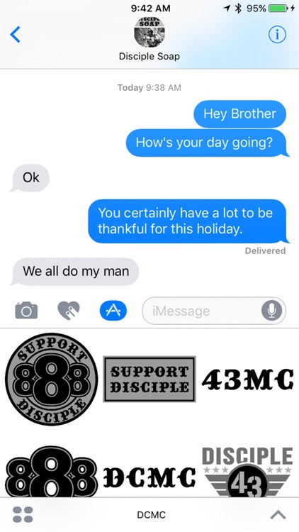 DCMC iMessage Stickers