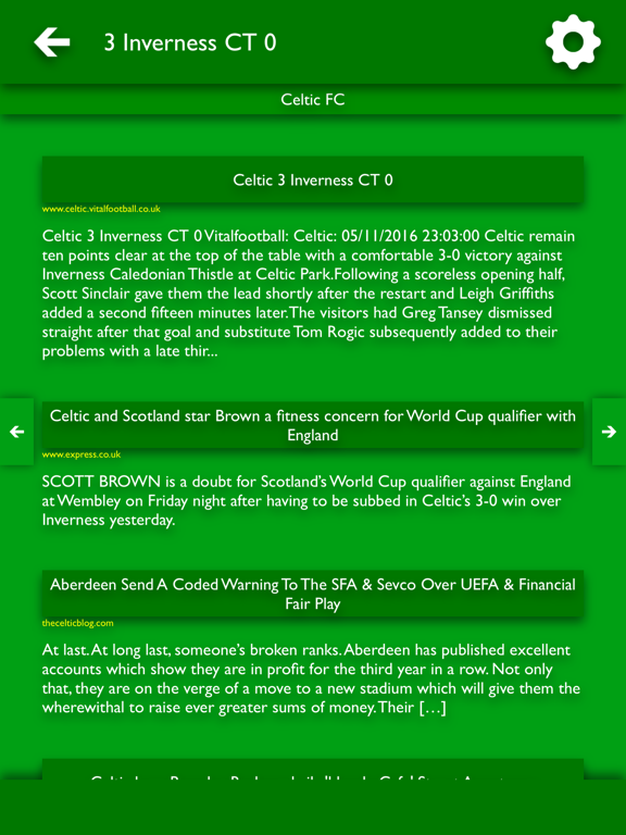 Screenshot #5 pour All The News - Celtic FC Edition