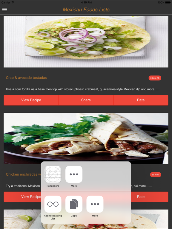 Screenshot #5 pour Typical Mexican foods