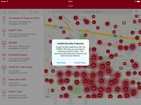 Xfinity WiFi Hotspots screenshot 3