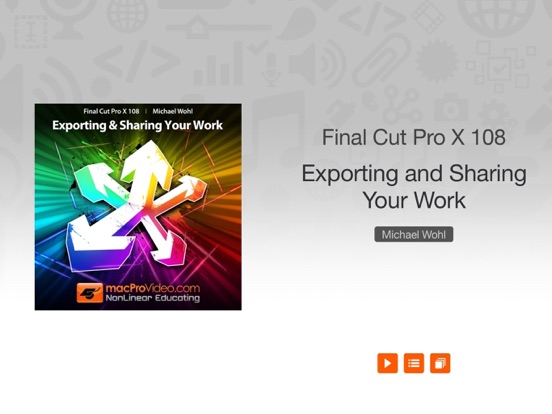 Screenshot #6 pour Course For Final Cut Pro X - Exporting and Sharing