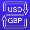 US Dollars to British Pounds currency converter