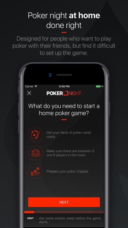 POKERNIGHT - Game nights at home done right