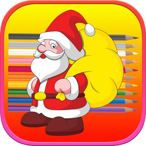 Christmas Coloring Book - Free Kids Colors Pages iOS App